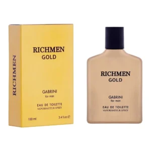 ادکلن مردانه گابرینی Gabrini مدل Richmen Gold حجم 100 میل