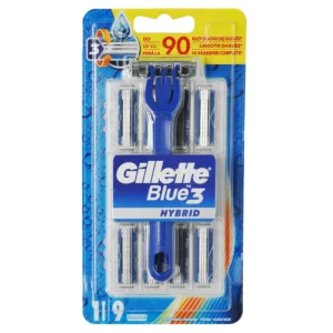 ست دسته و 9 عدد یدک ژیلت Gillette مدل Blue 3 Hybrid