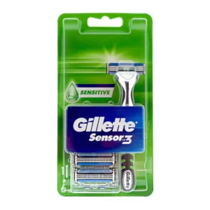 ست دسته و 6 عدد یدک ژیلت سنسور Gillette Sensor 3 مدل Sensitive