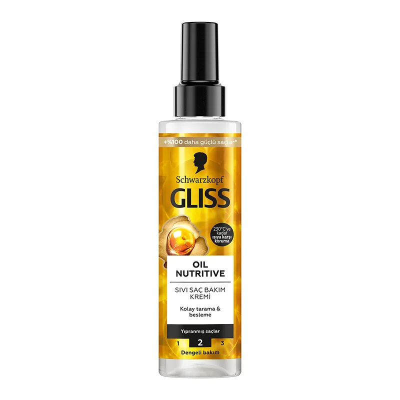 سرم دو فاز گلیس Gliss مدل Oil Nutritive حجم 200 میل