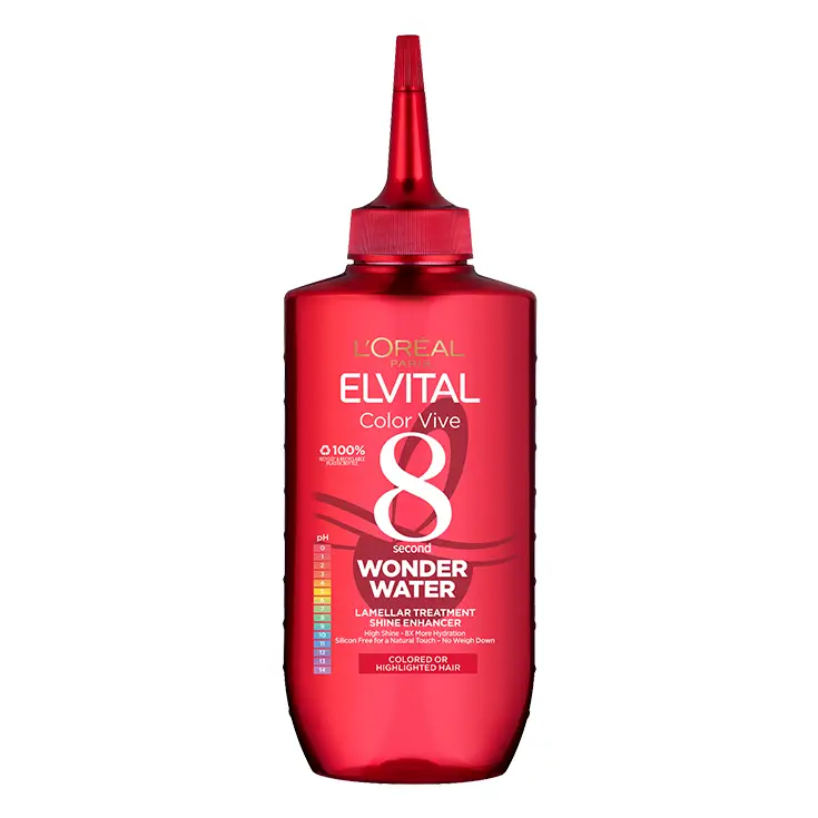 سرم مو سوزنی لورال Loreal مدل Wonder Water برای موهای رنگ شده حجم 200 میل