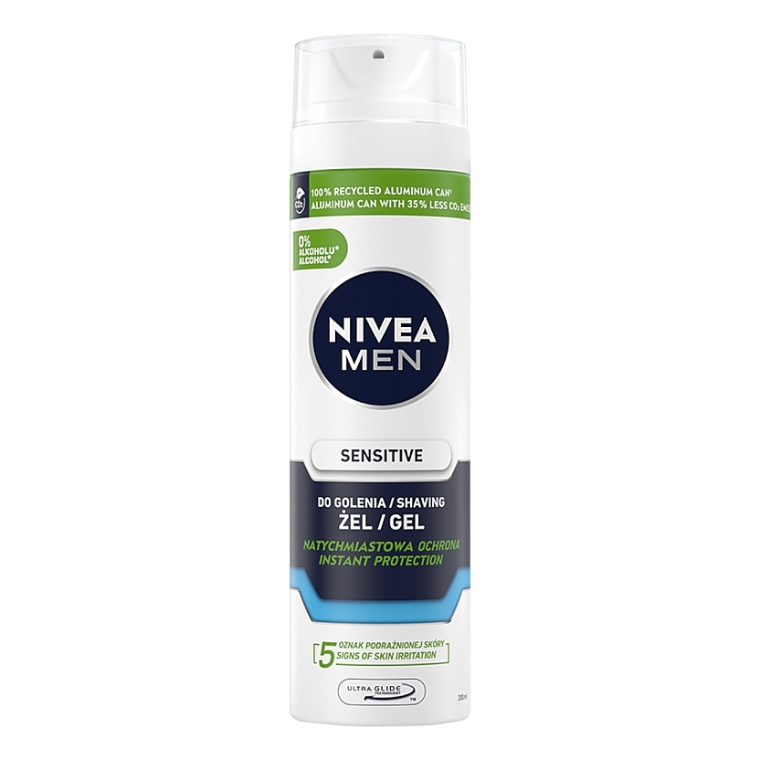 ژل اصلاح نیوا Nivea مدل Sensitive حجم 200 میل