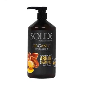 شامپو سولکس Solex فاقد نمک حاوی روغن آرگان حجم 1000 میل
