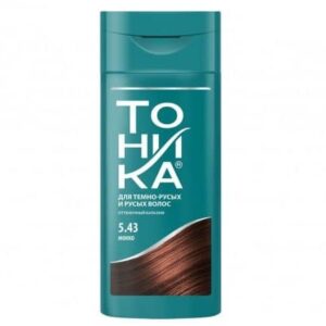 شامپو رنگ تونیکا Tohnika شماره 5.43 قهوه‌ای دودی حجم 150 میل