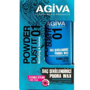 پودر حالت دهنده مو آگیوا Agiva شماره 01 وزن 20 گرم