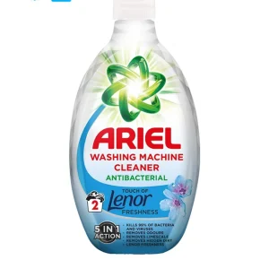 جرمگیر ماشین لباسشویی آریل Ariel آنتی باکتریال با رایحه گل بهاری حجم 250 میلی لیتر