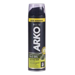 ژل اصلاح آرکو Arko مدل Soothing Hemp حجم ۲۰۰ میل
