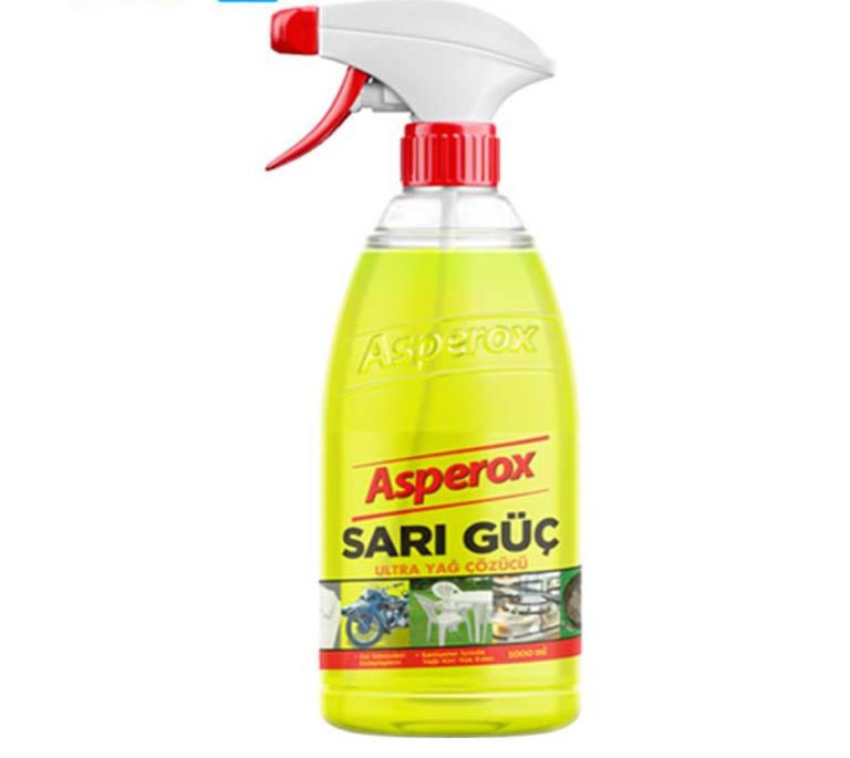 اسپری چربی زدای اسپروکس Asperox مدل Sari Guc حجم 1000 میلیلیتر