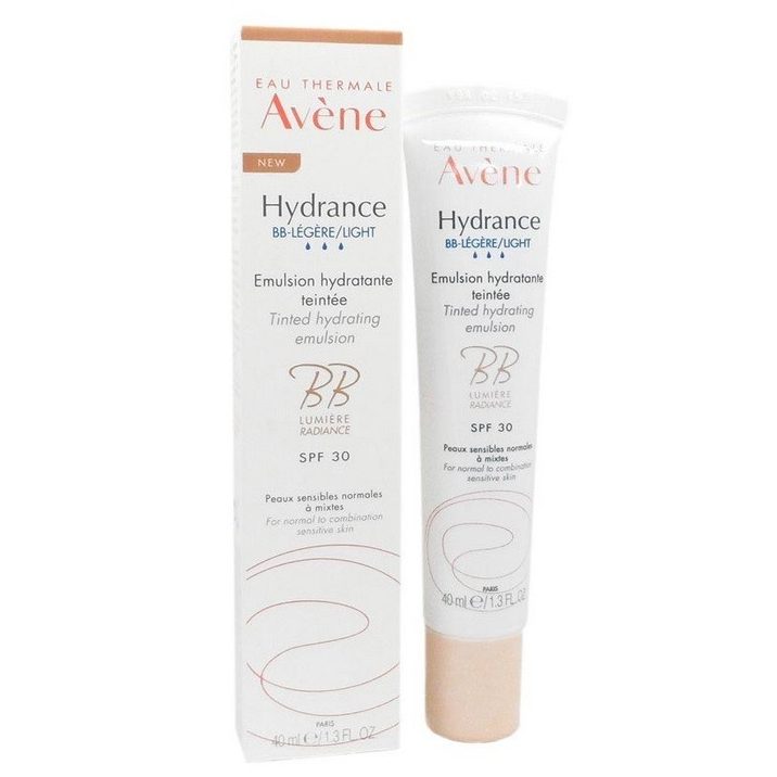 ب ب کرم اون Avene آبرسان مدل Hydrance رنگ لایت حجم 40 میل