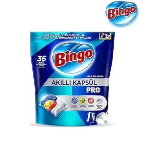 قرص ماشین ظرفشویی بینگو Bingo مدل پرو بسته 36 عددی