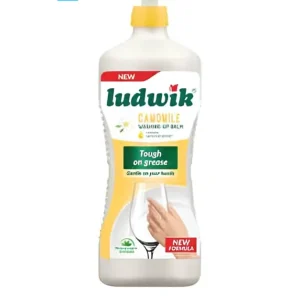 مایع ظرفشویی لودویک Ludwik رایحه بابونه حجم 900 میلی‌لیتر
