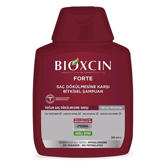 شامپو ضد ریزش بیوکسین فورت Bioxcin Forte حجم 300 میل