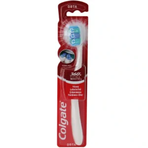مسواک کولگیت Colgate مدل 360 Visible White درجه سختی Medium