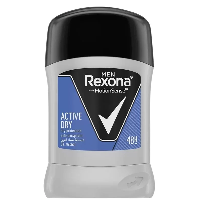 مام صابونی رکسونا Rexona مردانه مدل Active Dry حجم 40 میل