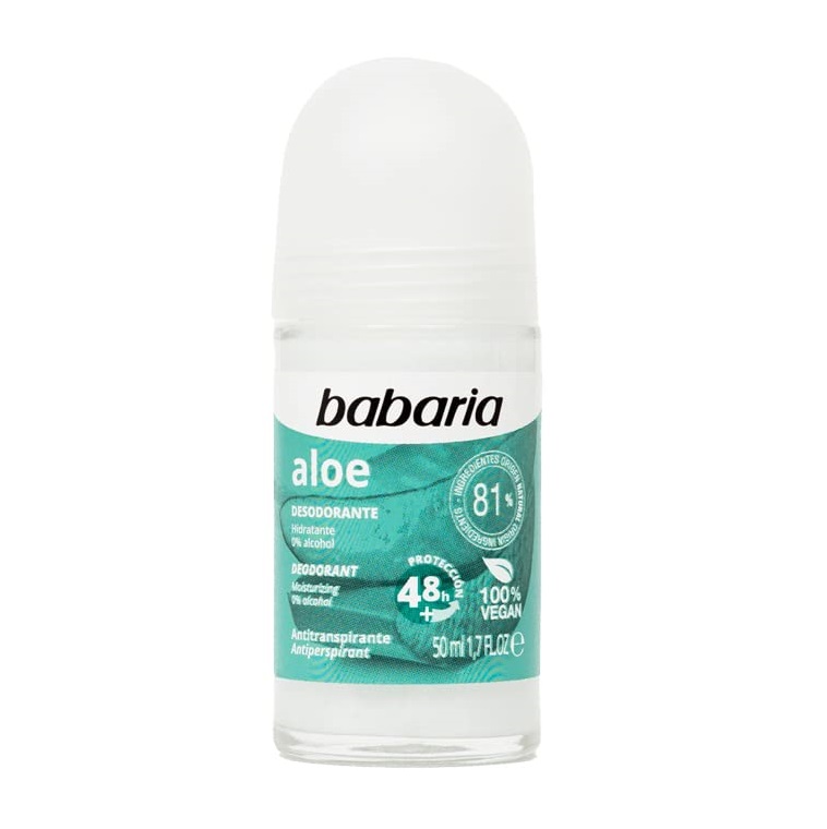 مام رولی باباریا Babaria مدل Aloe رایحه الوئه ورا حجم 50 میل