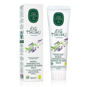 خمیر دندان ایوب صبری Eyüp Sabri عصاره لاوندر و پونه کوهی استفاده روزانه حجم 90 میل