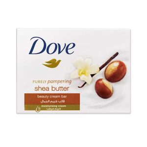 صابون کرمی داو Dove مدل shea butter شی باتر وزن 90 گرم