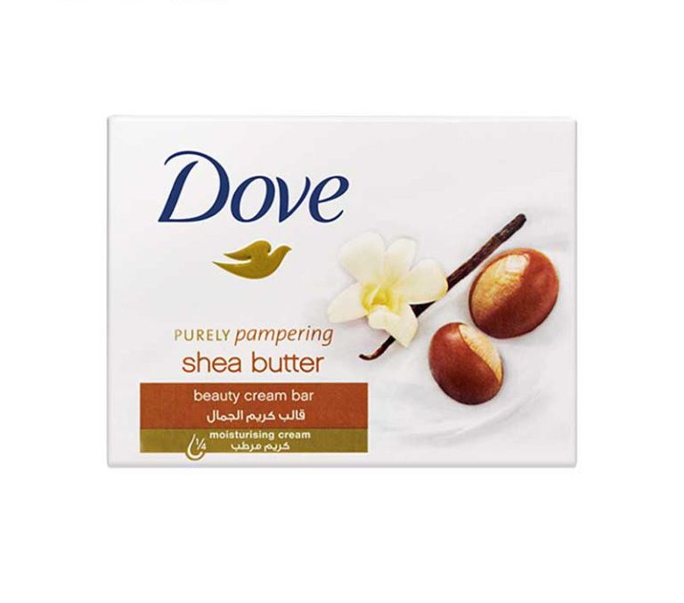 صابون کرمی داو Dove مدل shea butter شی باتر وزن 90 گرم