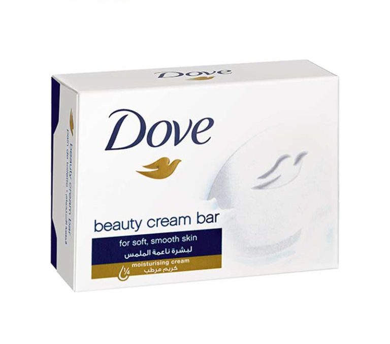صابون کرمی داو Dove مدل shea butter شی باتر وزن 100 گرم