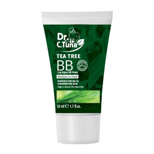 ب ب کرم درخت چای Tea Tree دکتر سی تونا Dr.C.Tuna رنگ Light to Medium حجم 50 میل