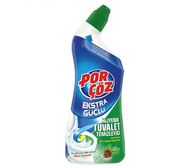 جرمگیر سرویس بهداشتی پورچوز porcoz مدل Ekstra Guclu رایحه کاج حجم 750 میلیلیتر