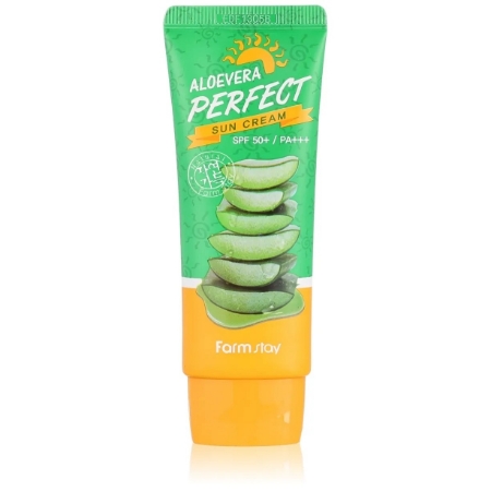 ضدآفتاب روشن کننده و ضدچروک فارم استی Farm Stay عصاره آلوئه ورا حجم 70 گرم