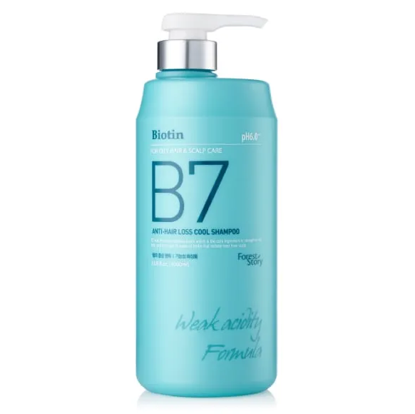 شامپو فورست استوری Forest Story مو های چرب مدل B7 حجم 1000 میل