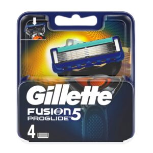 یدک ژیلت Gillette پنج لبه مدل Fusion 5 Proglide بسته 4 عددی