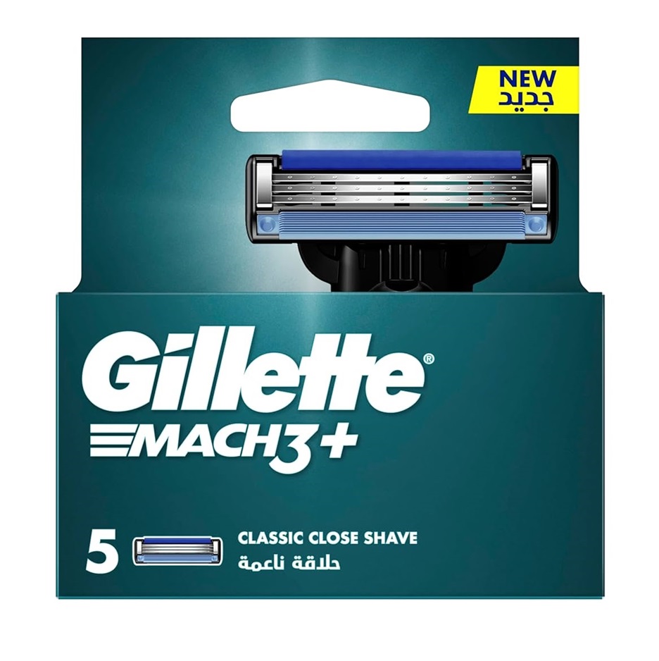 یدک ژیلت Gillette Mach 3 Plus سه لبه بسته 5 عددی