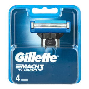 بزرگنمایی تصویر یدک ژیلت Gillette Mach 3 Turbo سه لبه یدک ژیلت Gillette سه لبه مدل Mach 3 Turbo بسته 4 عددی