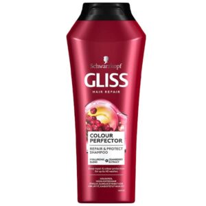 شامپو گلیس Gliss موهای رنگ شده مدل Color Perfector and Shine حجم 250 میل