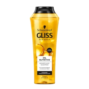 شامپو گلیس Gliss مدل Oil Nutritive اورجینال آلمانی حجم 370 میل