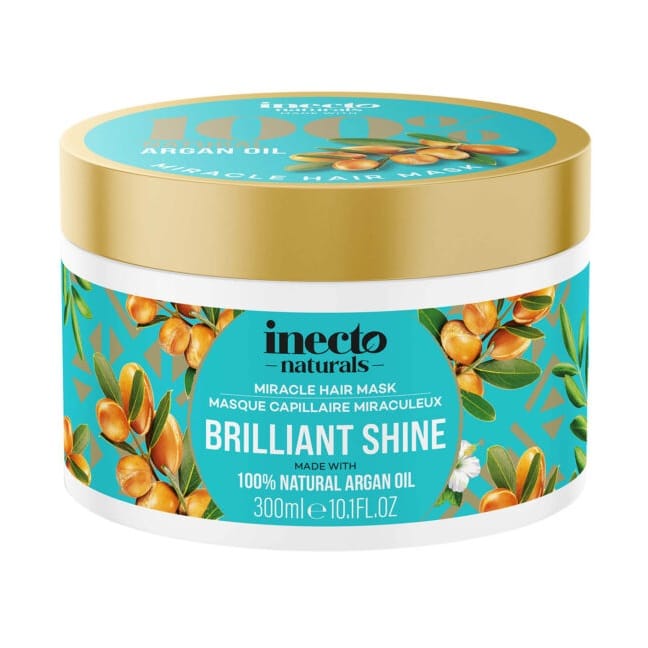 ماسک مو اینکتو Inecto آرگان مدل Brilliant Shine Argan حجم 300 میل