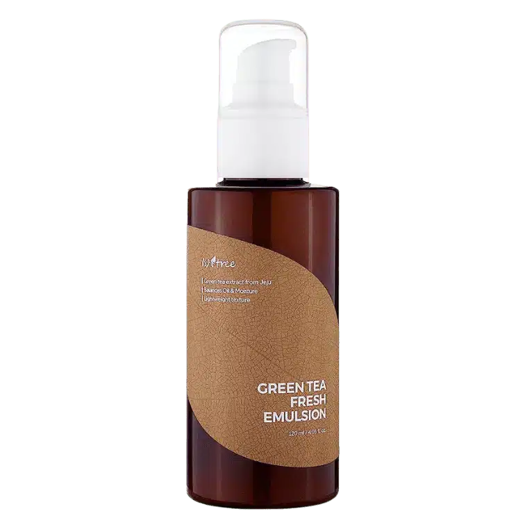 امولوسیون چای سبز ایزنتری Isntree آبرسان پوست چرب حجم 120 میل