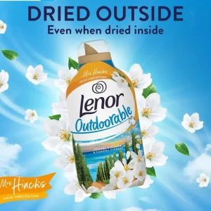 نرم کننده لباس لنور Lenor رایحه شکوفه پرتقال و سرو ساحلی حجم 742 میلی لیتر