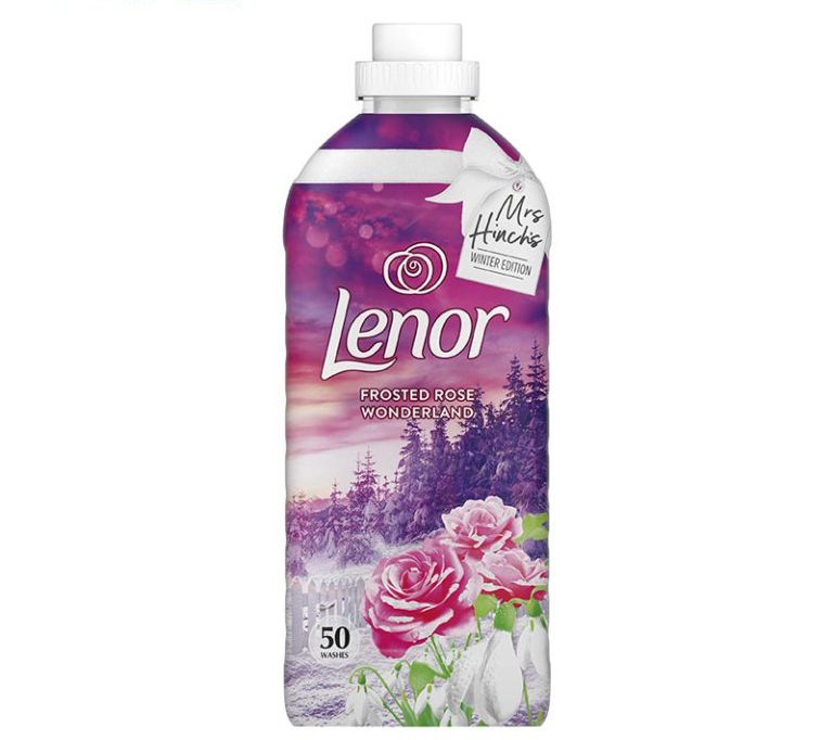 نرم کننده لباس لنور Lenor با رایحه رز برفی حجم 1650 میلی لیتر