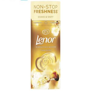 دانه های خوشبو کننده لباس لنور lenor رایحه ارکیده طلایی 156 گرم