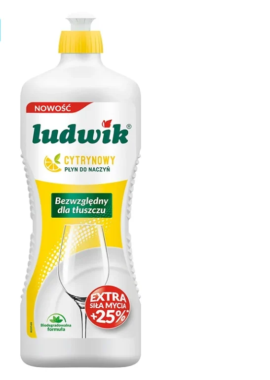 مایع ظرفشویی لودویک Ludwik رایحه لیمو حجم 1350 میلی لیتر 12.8