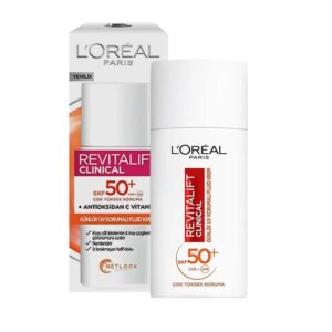 ضد آفتاب کلینیکال ویتامین سی لورال Loreal مدل Revitalift حجم 50 میل