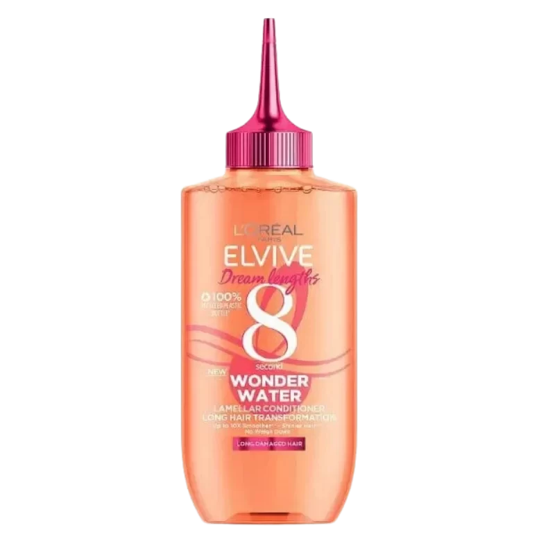 سرم مو سوزنی لورال Loreal موهای بلند مدل Wonder Water 8 second حجم 200 میل