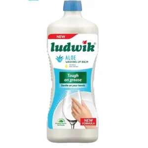 مایع ظرفشویی لودویک Ludwik با رایحه آلوئه‌ورا حجم 900 میلی‌لیتر