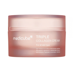 کرم جوانساز تریپل کلاژن، نیاسینامید و الاستین مدی کیوب Medicube حجم 50 میل