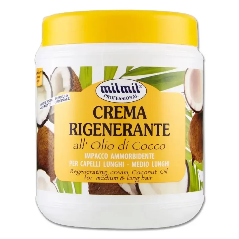 ماسک مو میل میل Mil Mil موهای متوسط تا بلند روغن نارگیل حجم 1000 میل