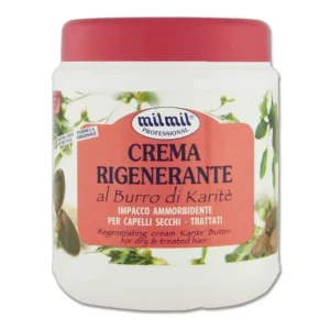 ماسک مو میل میل Mil Mil موهای خشک و آسیب دیده عصاره شی باتر و گردو برزیلی حجم 1000 میل