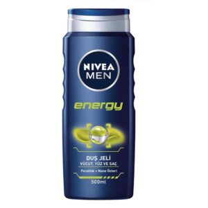 شامپو سر و صورت و بدن مردانه نیوا Nivea مدل Energy حجم 500 میل