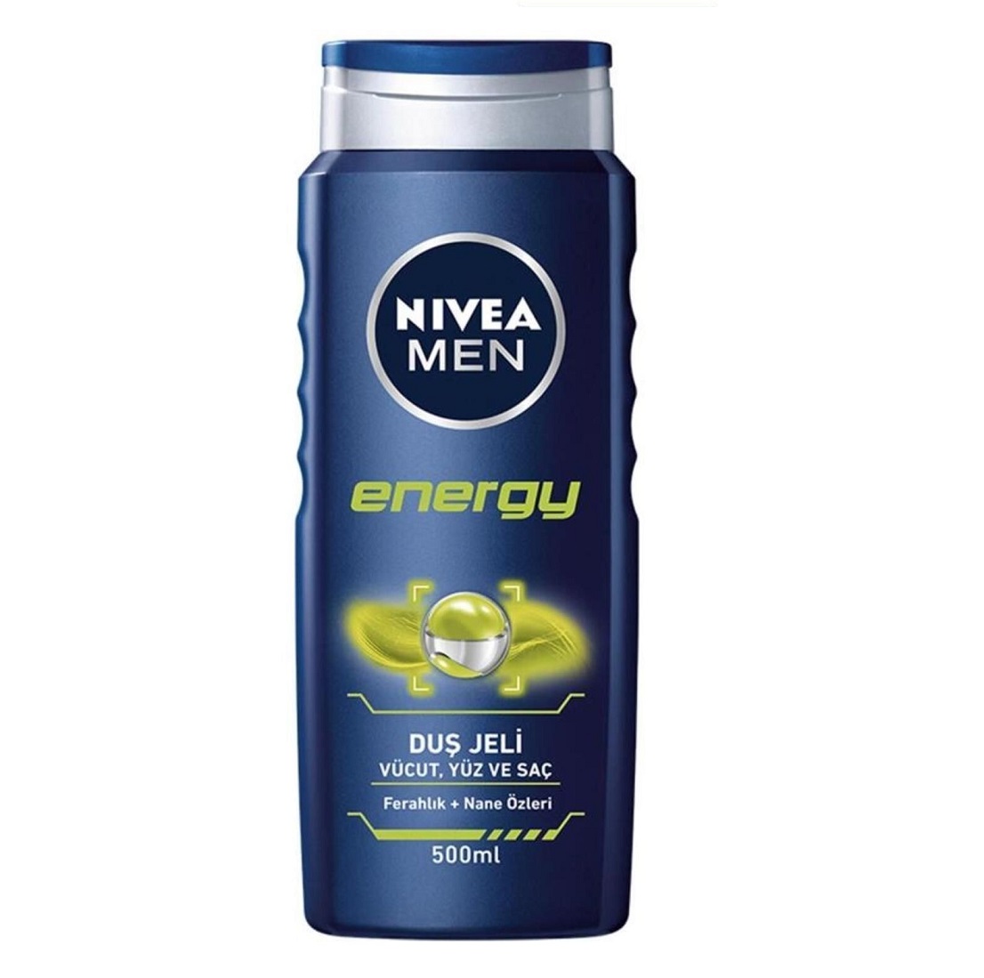 شامپو سر و صورت و بدن مردانه نیوا Nivea مدل Energy حجم 500 میل