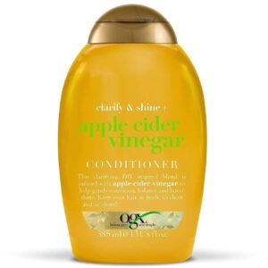 نرم کننده او جی ایکس OGX حاوی سرکه سیب مدل Clarify And Shine + Apple Cider Vinegar حجم 385 میل