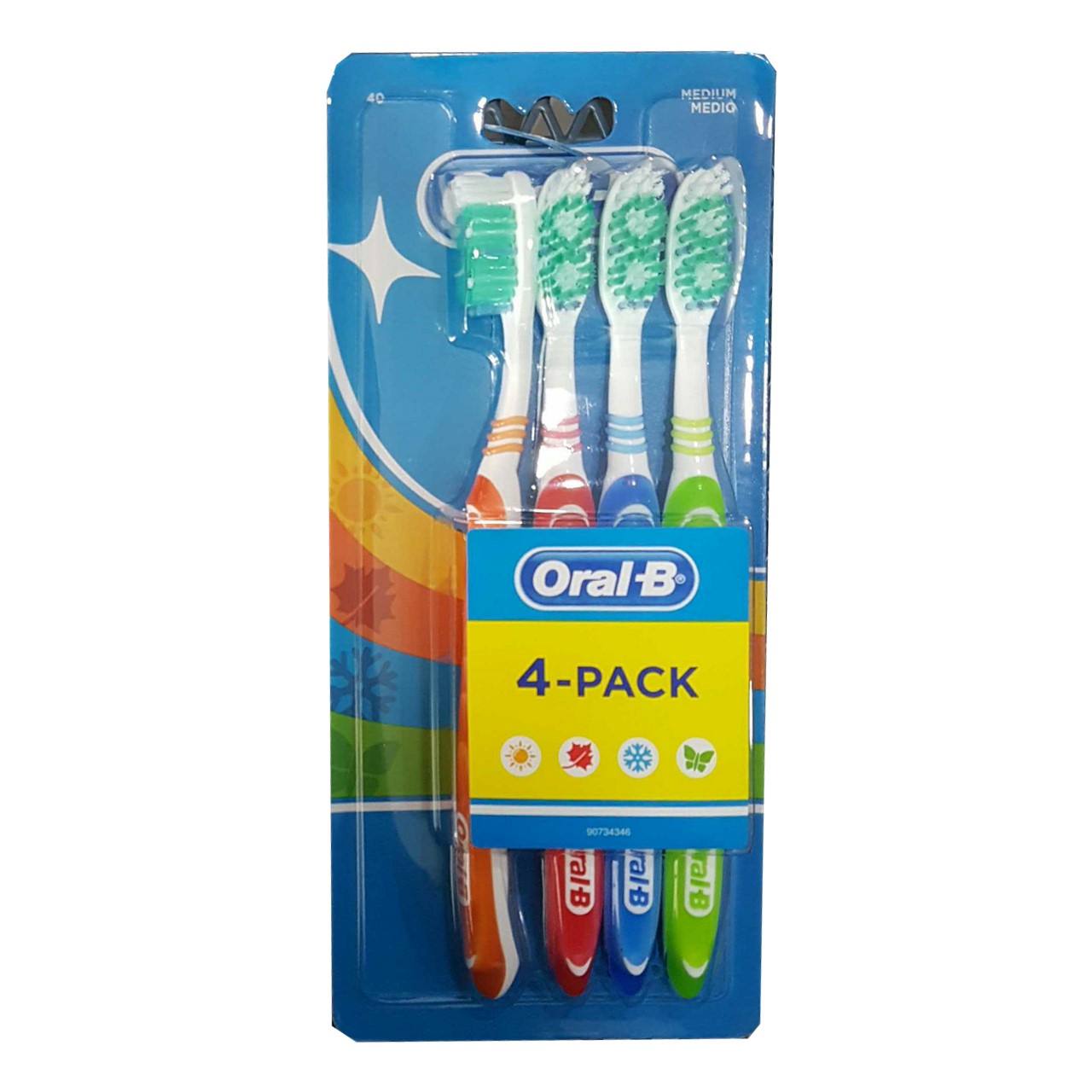 مسواک اورال بی Oral-B بسته 4 عددی