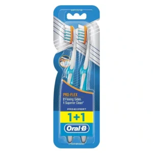مسواک اورال بی Oral-B مدل Pro Flex-Pro Expert بسته 2 عددی درجه سختی Soft