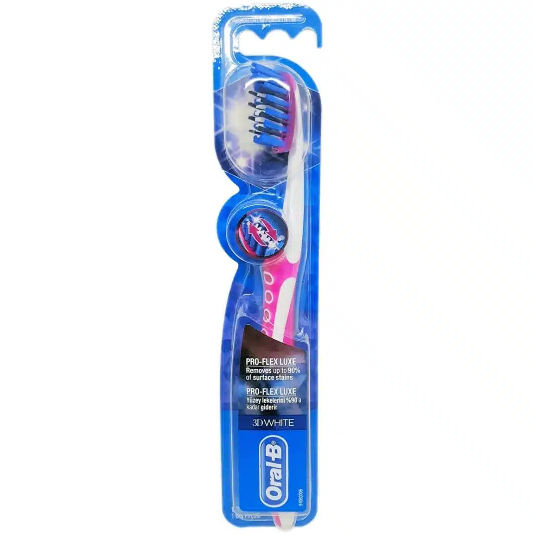 مسواک اورال بی Oral-B مدل Pro Flex 3D White Luxe درجه سختی Soft